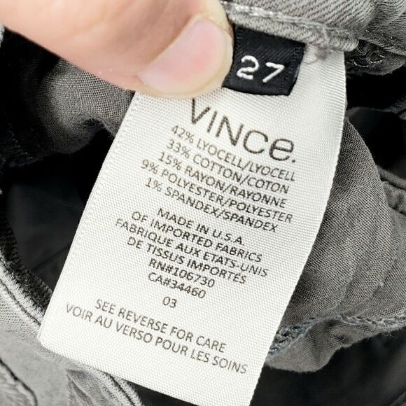 Vince | Tuxedo Stripe Silverfin Wash Dylan Jeans - Picture 6 of 7